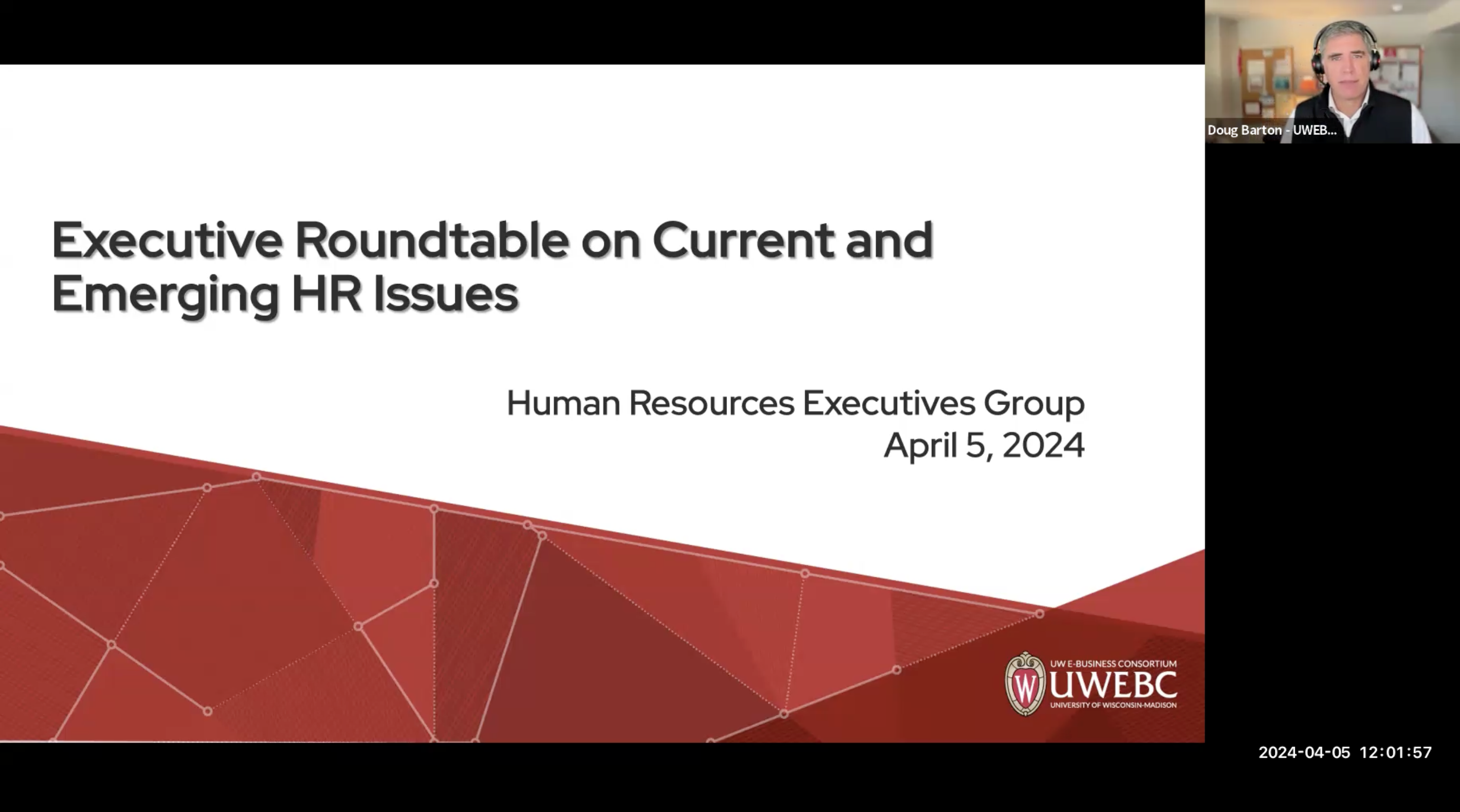 1. Full Event Recording: Executive Roundtable on Current and Emerging HR Issues thumbnail